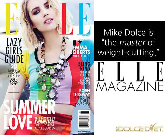 Mike Dolce shares bikini diet weight-loss methods in Elle Magazine
