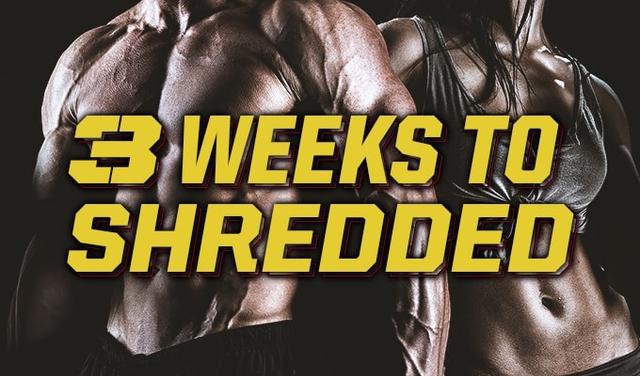 3 WEEKS TO SHREDDED