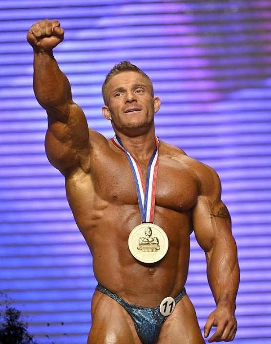 Two-time Mr. Olympia Flex Lewis