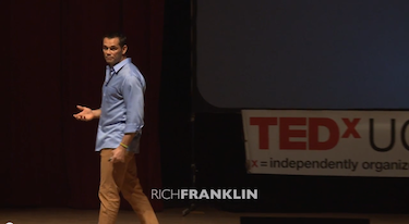 Rich Franklin gives a Tedx talk at University of Chicago I The Dolce Diet