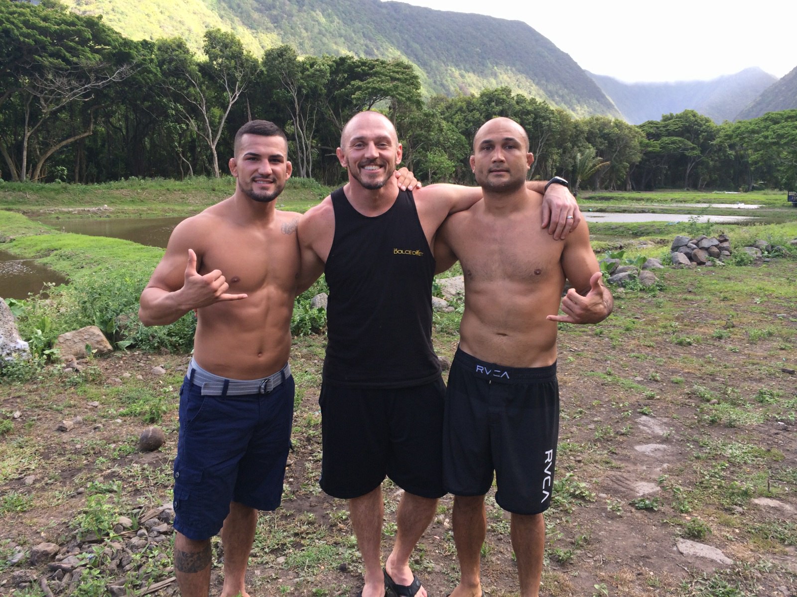 Mirsad Bektic, Mike Dolce and BJ Penn
