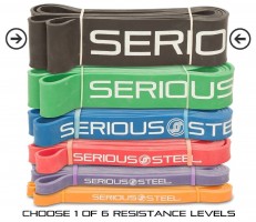 Resistance bands are a great tool to help train for pull-ups! Need resistance bands? Get them here. 